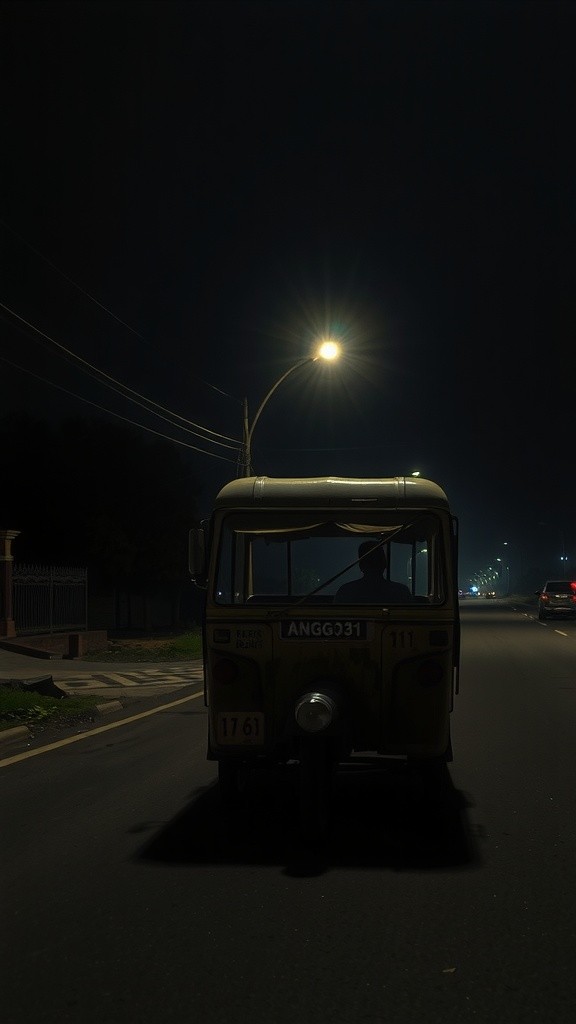 Angkot Malam di Jalan Kuburan