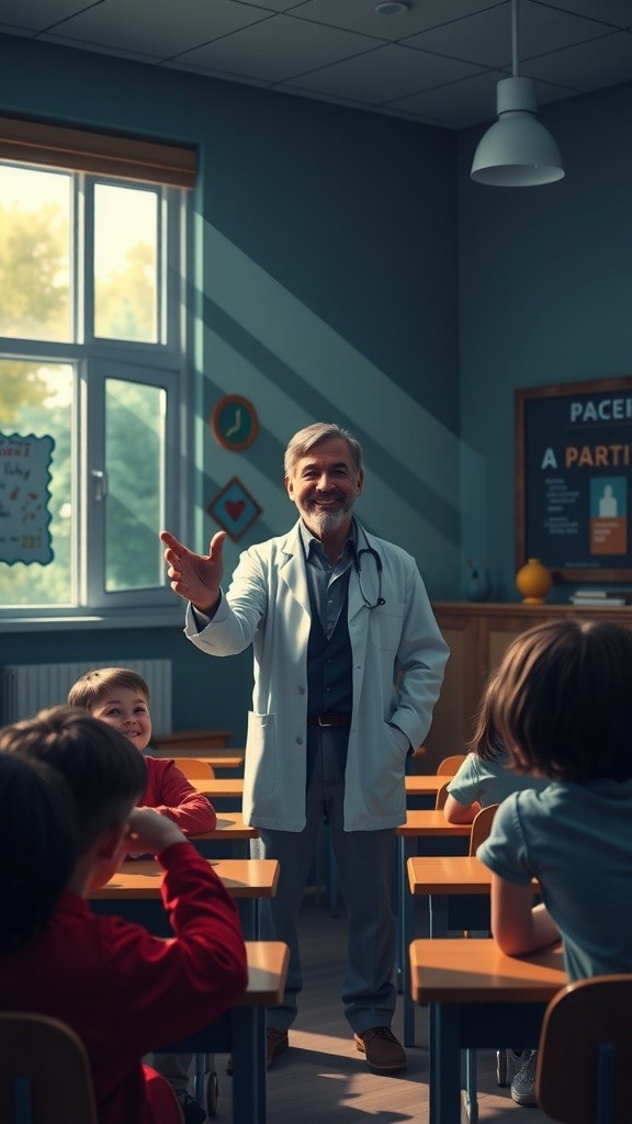 Doctor Teaches Kids About Healthy Eating