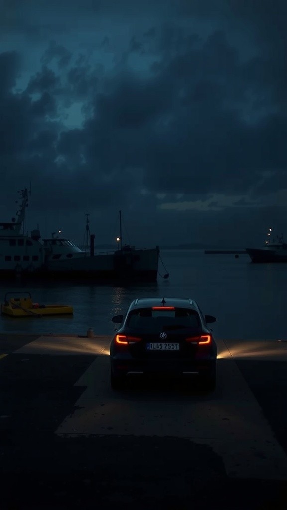 Shadows at the Harbor