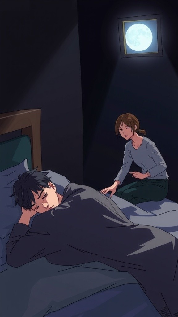 Sosok Hitam di Malam Hari