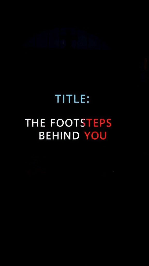 THE FOOTSTEPS BEHIND YOU