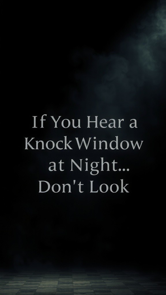 If You Hear a Knock at Your Window at Night… Don’t Look