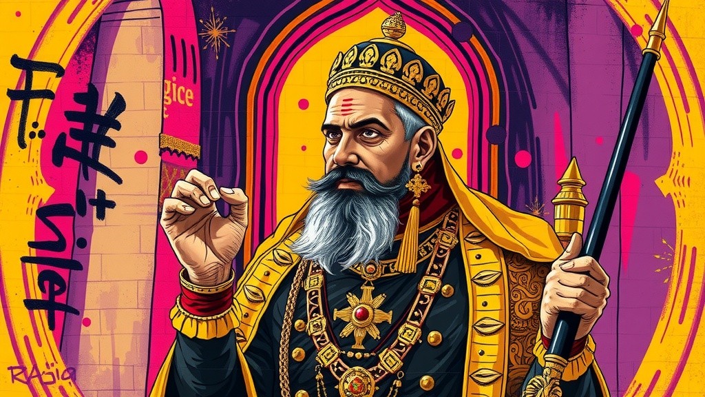 गांववालों की कला और राजा की मदद