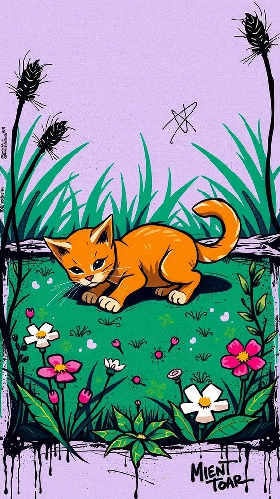 Kucing Tidur Nyenyak di Dalam Kotak Kardus