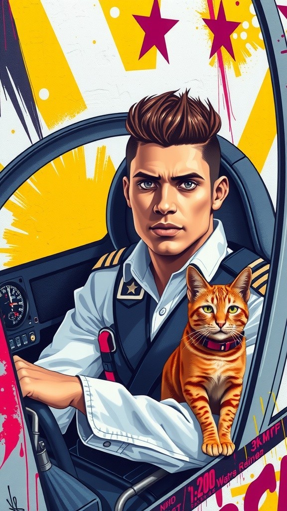 Kucing di Kokpit: Terbang ke Bulan!