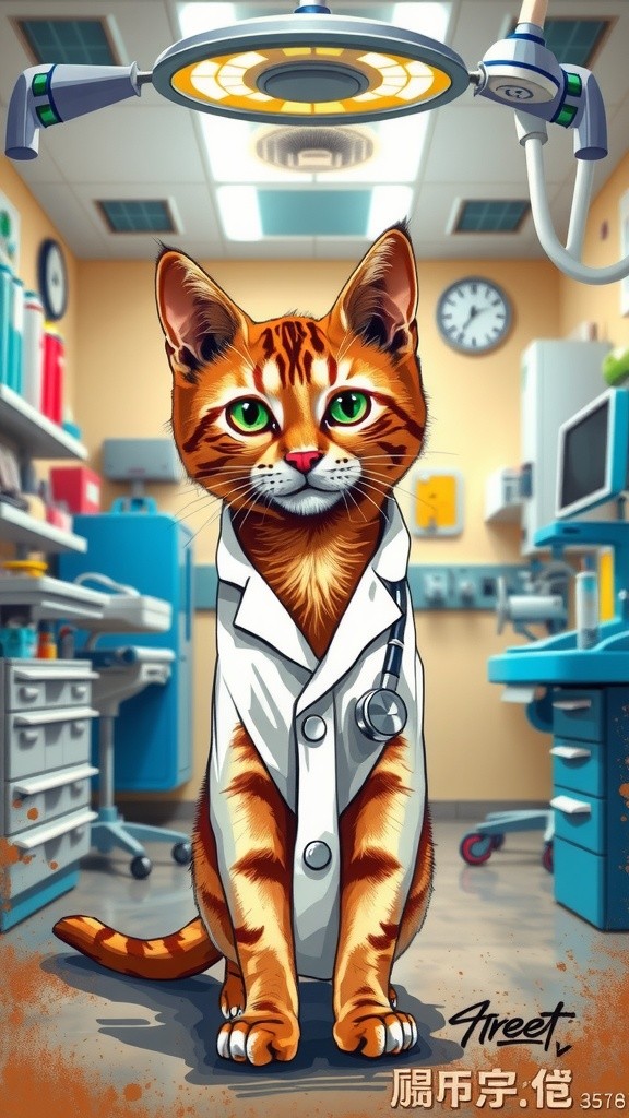 Kucing Dokter: Diagnosis Unik dengan Humor