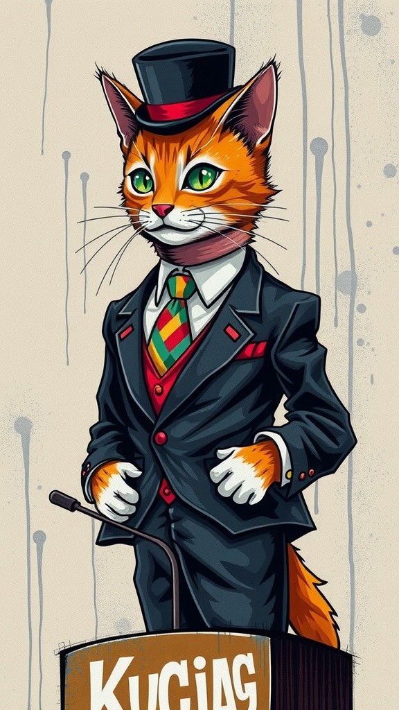Kucing Jadi Presiden: Makanan Gratis untuk Semua!