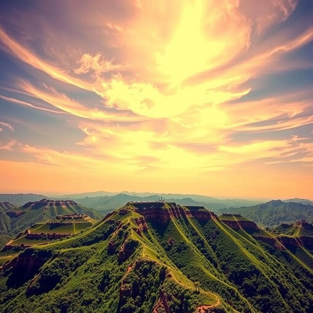 Harmony of Art and Nature in the Mountains