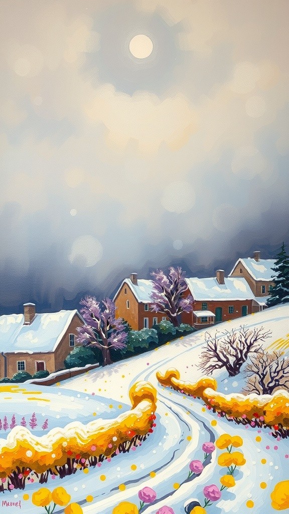Beauty's Struggle in the Harsh Winter