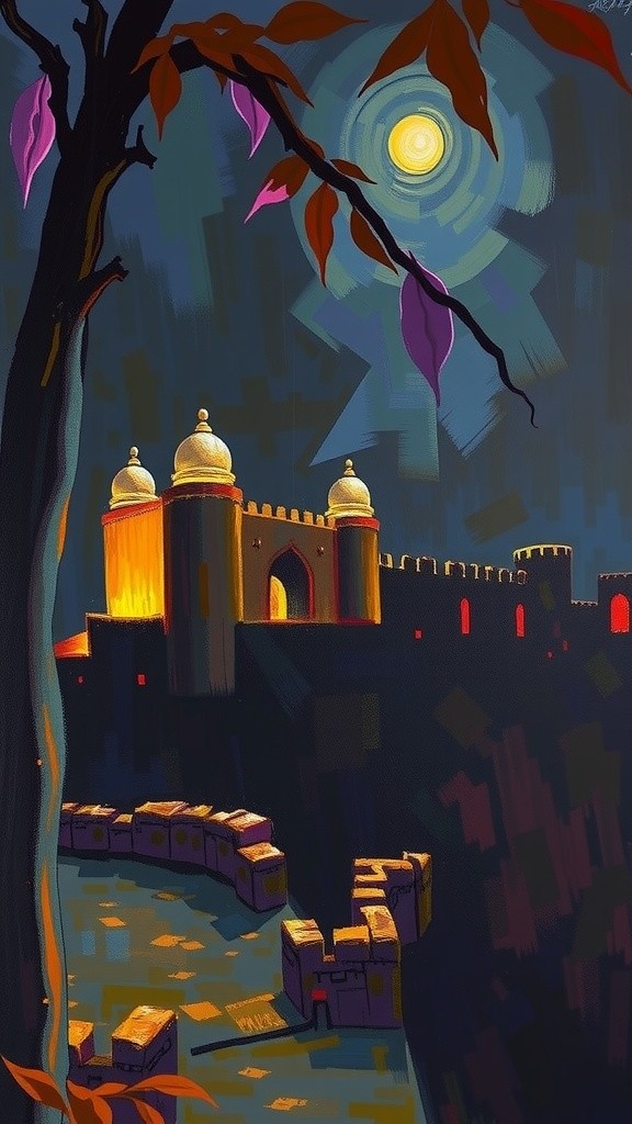 किले की रहस्यमयी रात