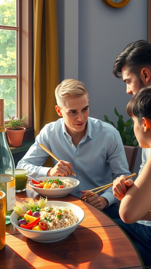 Rohan and Friends: A Fun Meal Time