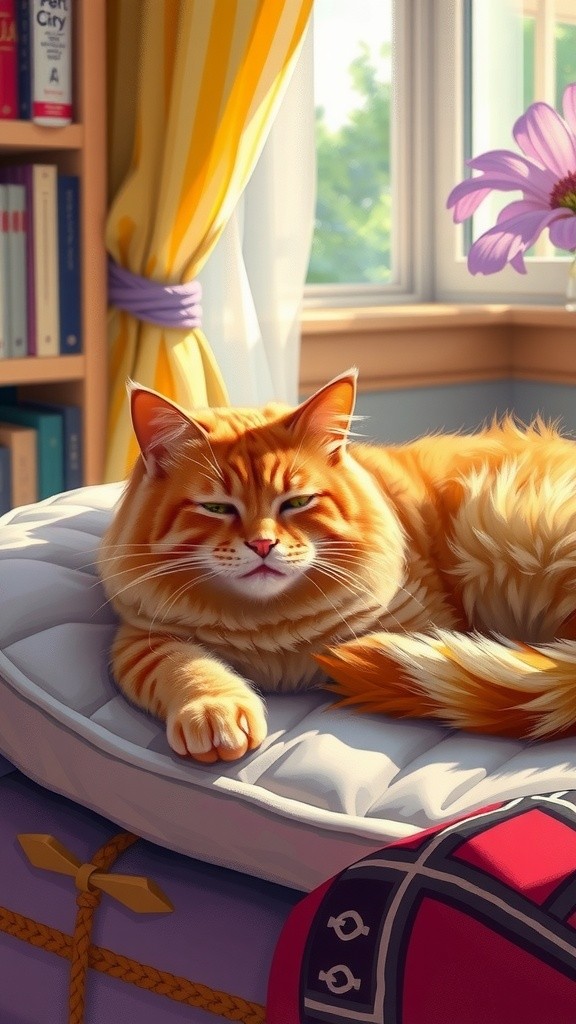 Kucing Pemalas dan Kebiasaan Tidur