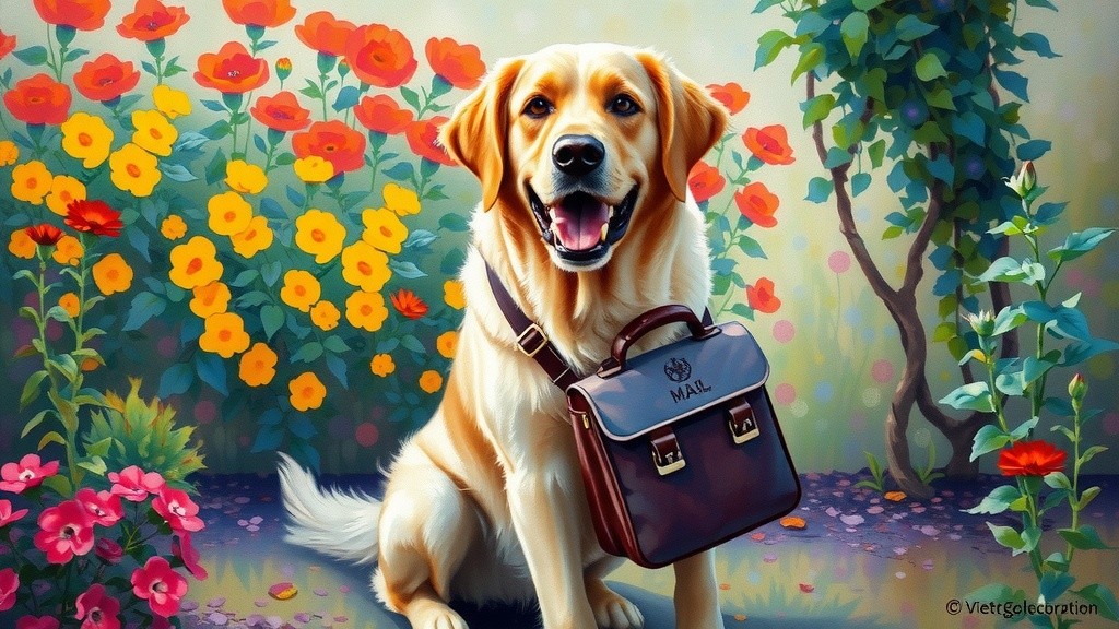 The Daily Hustle of Max the Mail Dog