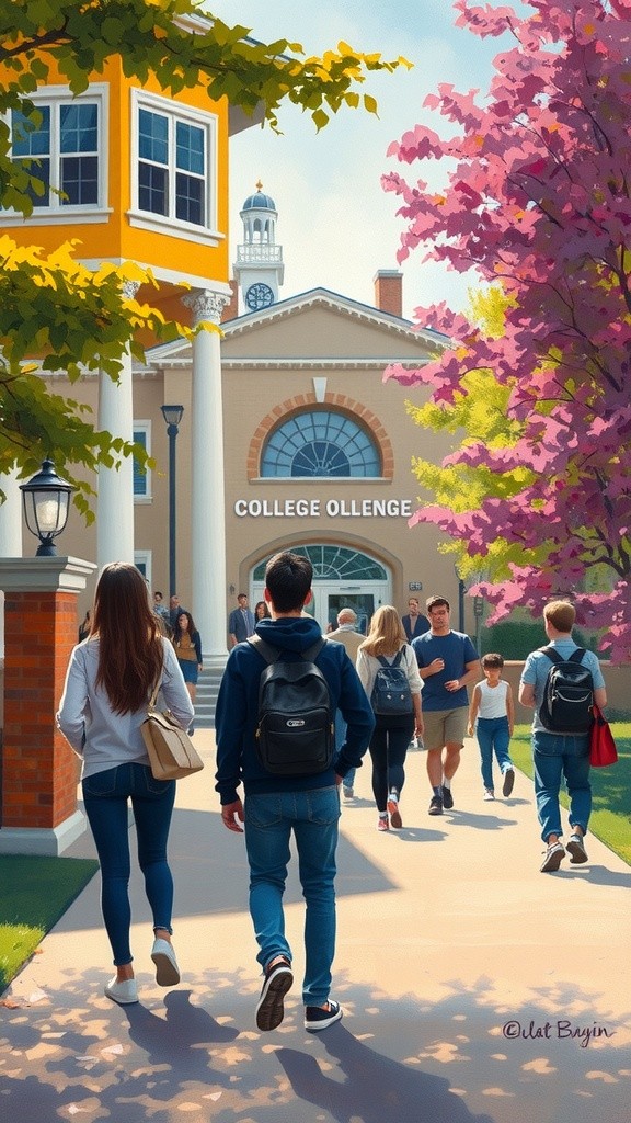 Navigating Mixed Emotions on College's First Day