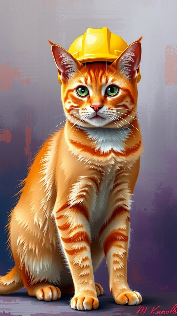Kucing Konstruksi: Pahlawan Proyek 3D