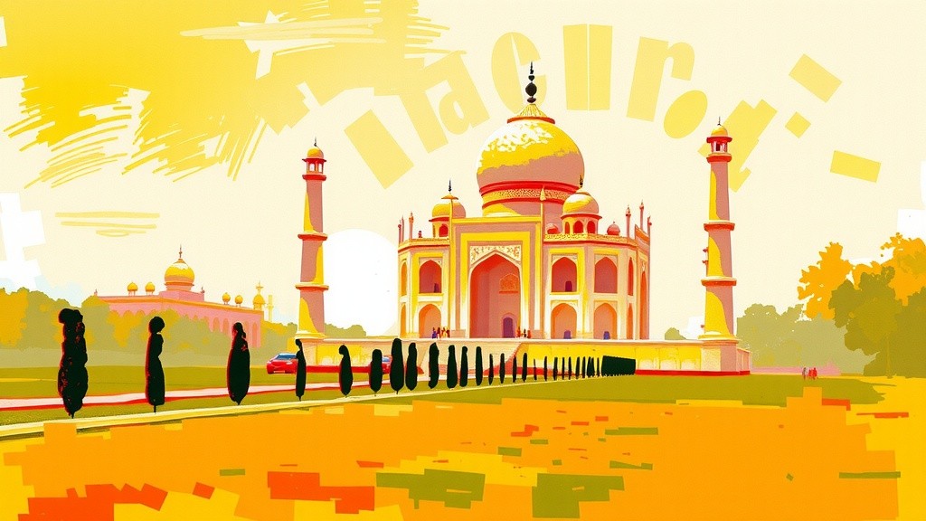 ताजमहल की शान और उसके पास का बाजार