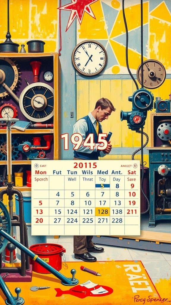 Penemuan Oven Microwave oleh Percy Spencer