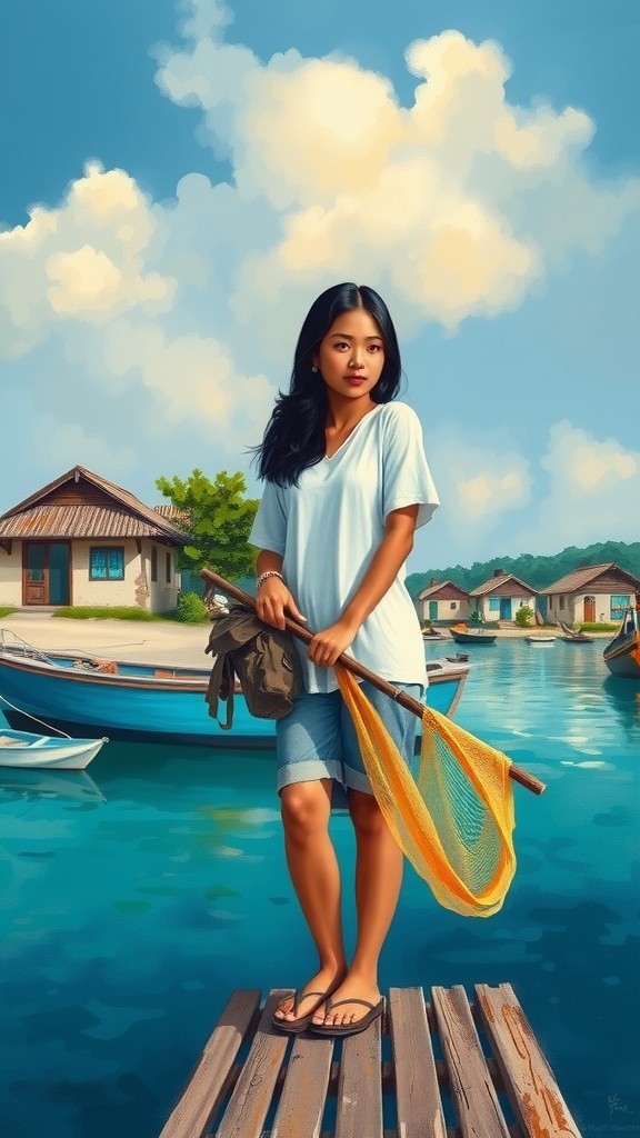 Ayu dan Lumba-Lumba Penyelamat