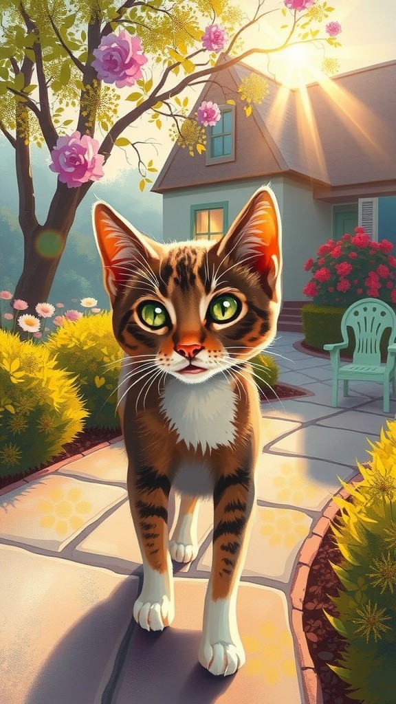 Kiki si Kucing Lucu dan Muka Bersihnya