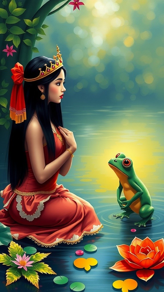 Janji Sang Putri dan Katak Ajaib