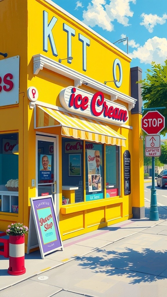 Summer Bliss at the Ice Cream Shop