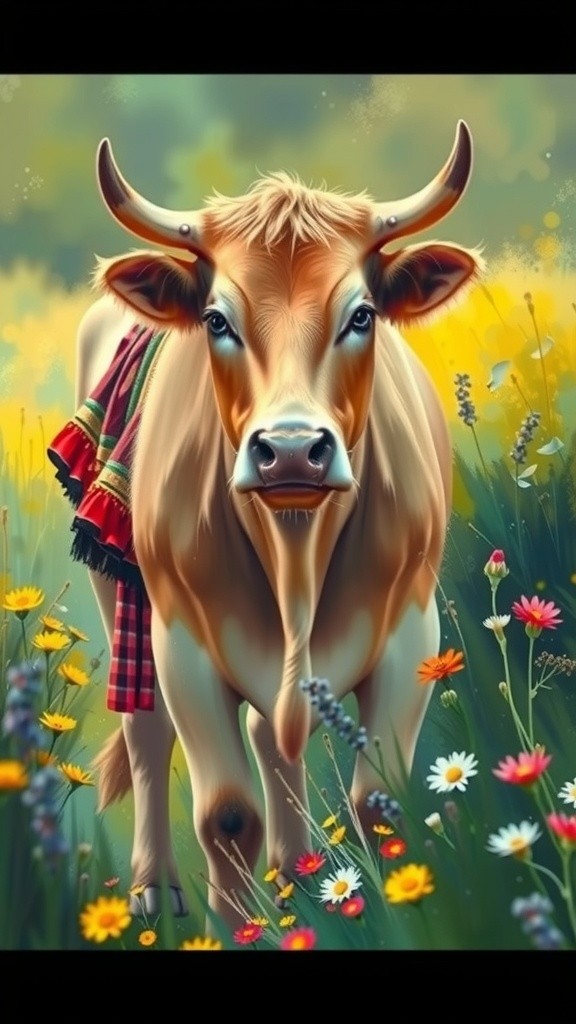 গরুর জ্ঞান ও রাজা
