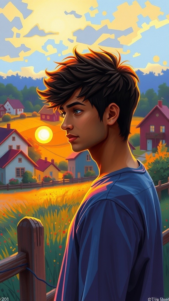 The Wise Boy and His Uncle in the Village