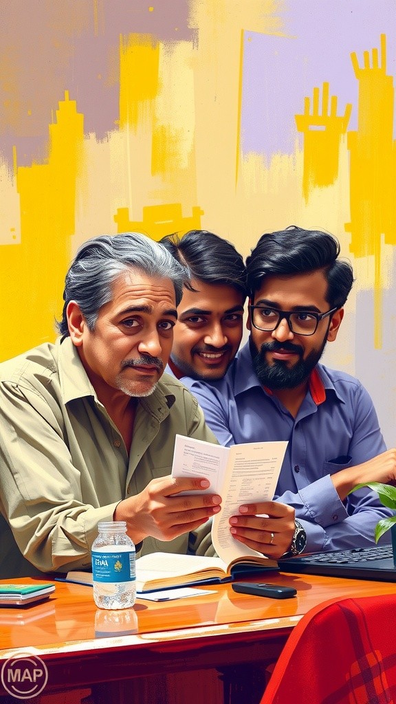 জাদুকরী প্রদীপ এবং অফিসের তিন বন্ধু