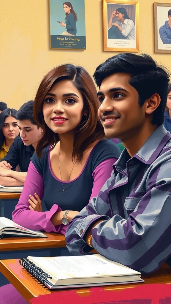 लव स्टोरी: नज़रें और किताबें