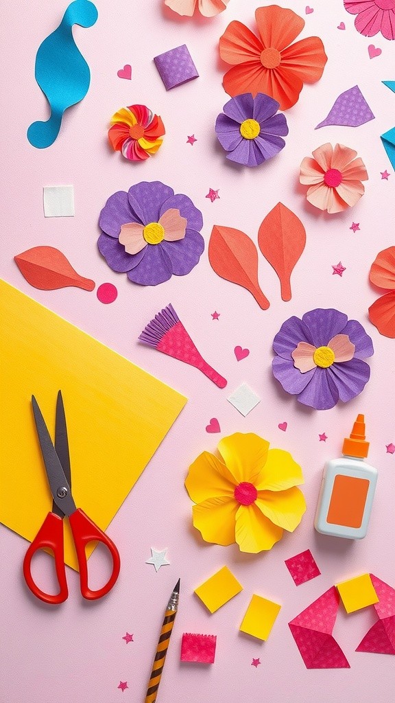 Quick and Easy 3D Paper Flower Tutorial!