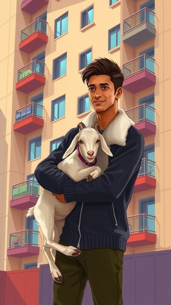 Budi dan Kambing di Apartemen