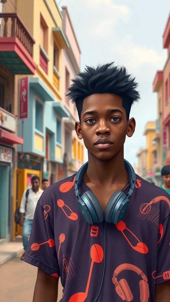 Young Lagos Music Producer: A Nighttime Journey