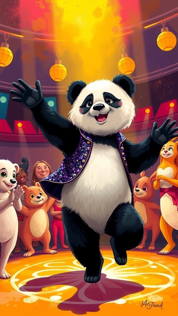 Panda yang Terjatuh Jadi Bintang!