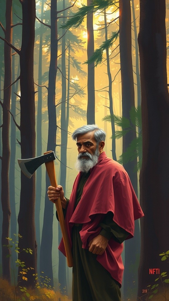 लकड़हारे की ईमानदारी का इनाम