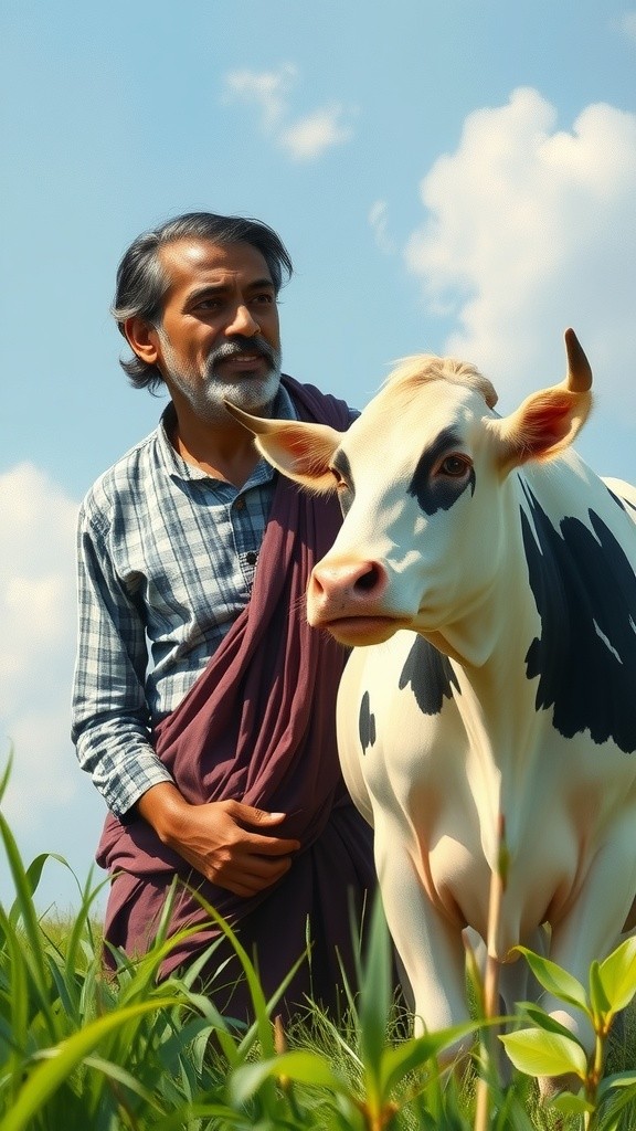 गाय की दोस्ती