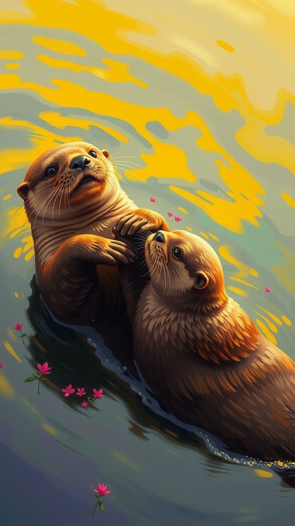 Sea Otters: Hand-Holding for Survival!