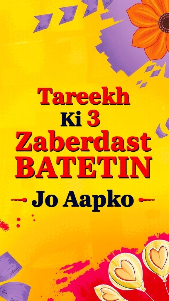 Technology Ki Duniya Ke 3 Hairat Angaiz Taqreer!