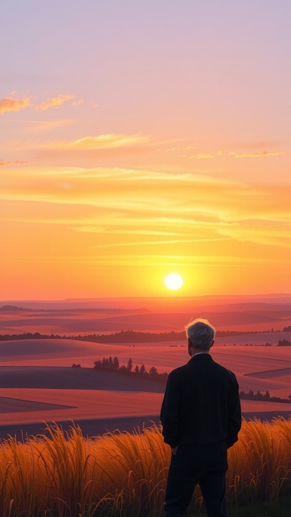 Nurturing Life: A Farmer's Bond with the Earth