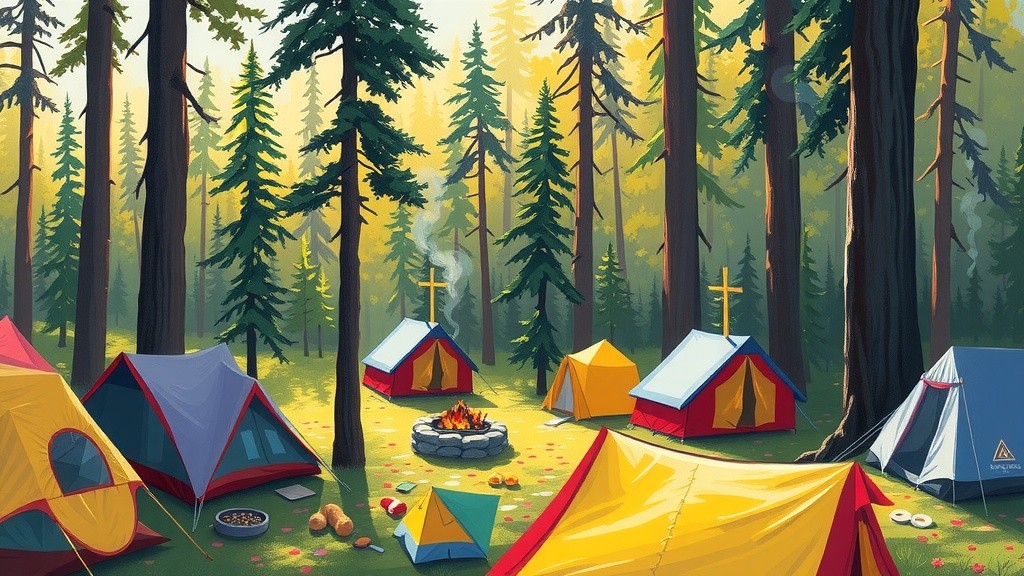 Campfire Blessings: A Young Couple's Journey
