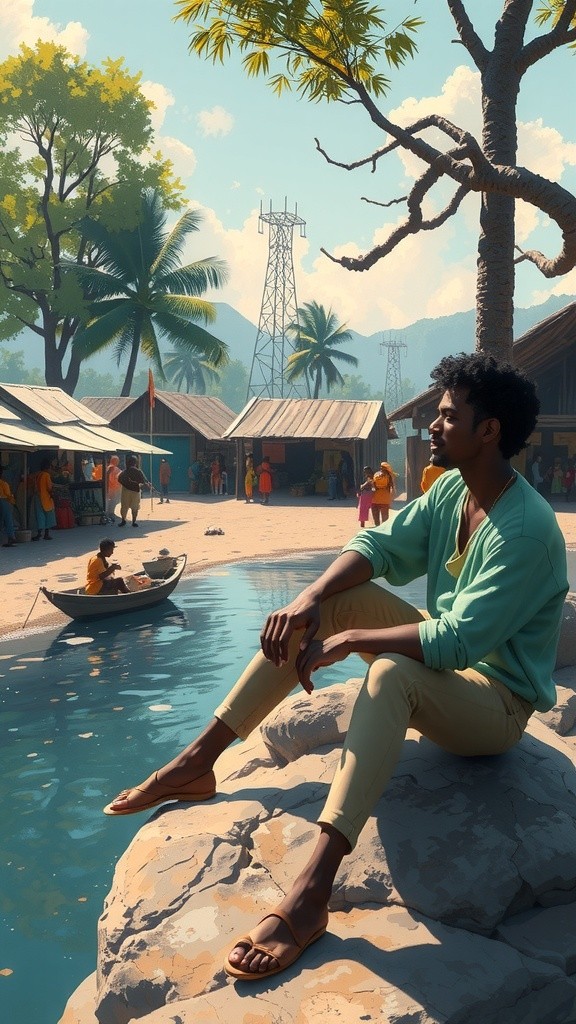 Love Triangle: The African Prince and the Sisters