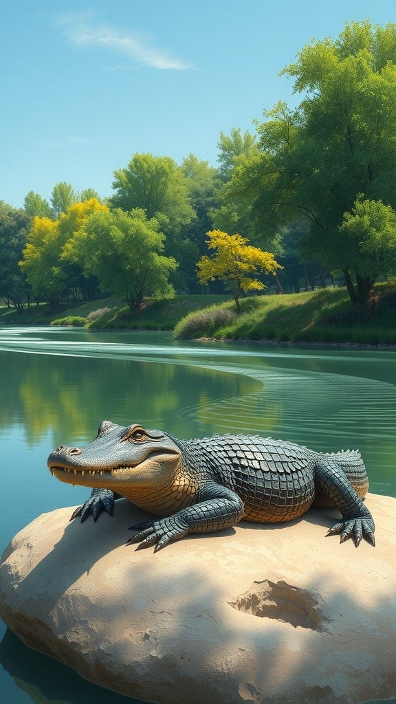 लालची मगरमच्छ और चतुर कौवा