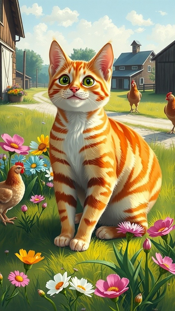 A Feline and Feathered Friendship