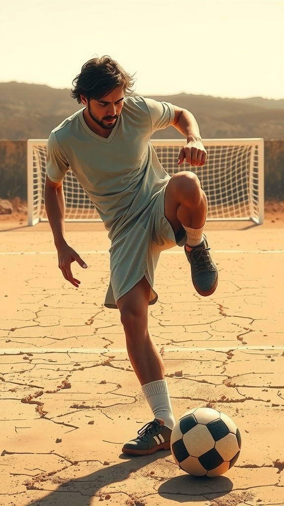 Struggling Every Day to Become a Football Star Like Messi