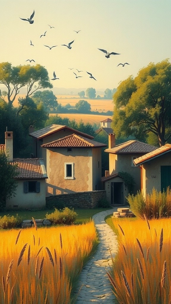 Friendship and Adventure in a Village