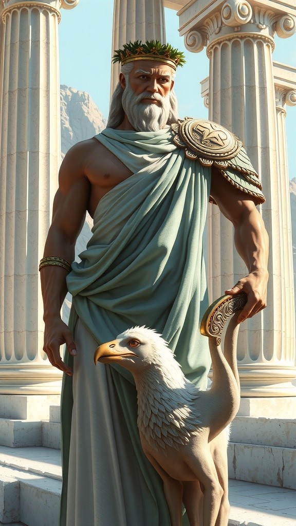 A Clash of Divinity: Zeus Confronts Jesus