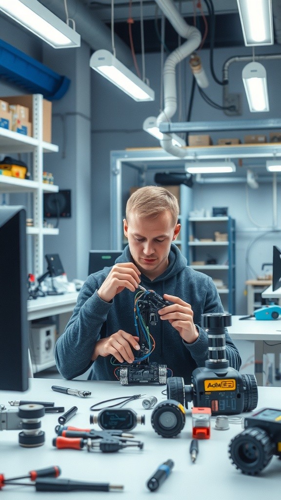 Alex and Sparky: A Robotics Adventure