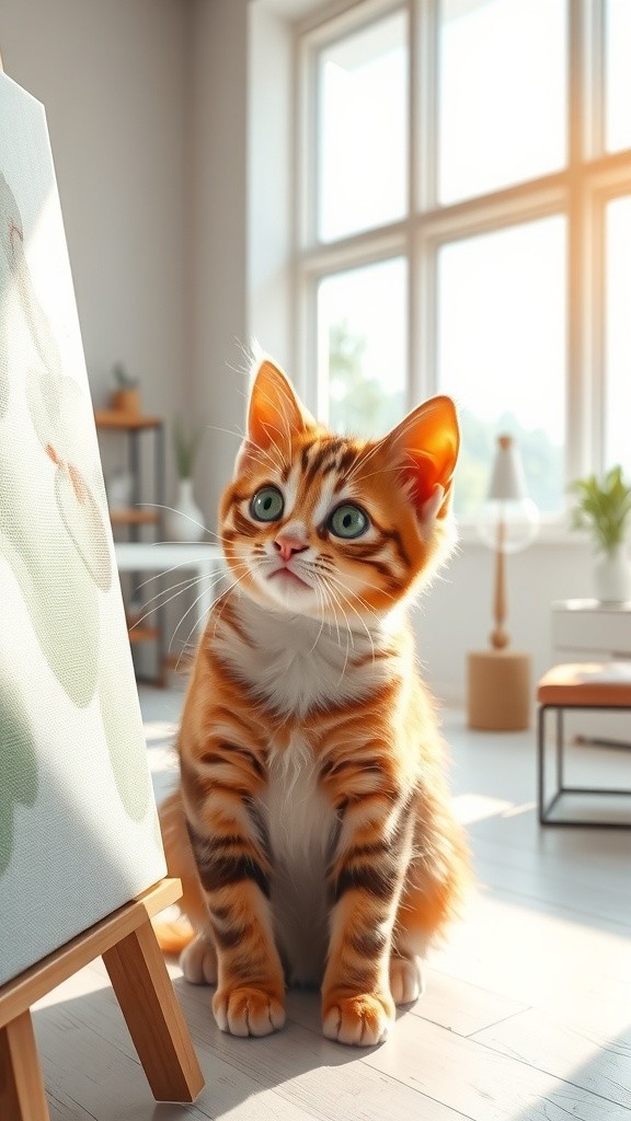 Feline Fire Artist: Sculpting SpongeBob