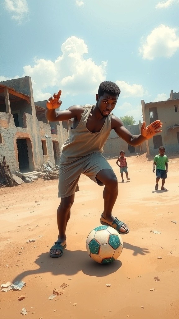 L'orphelin camerounais : un rêve devenu réalité grâce au football