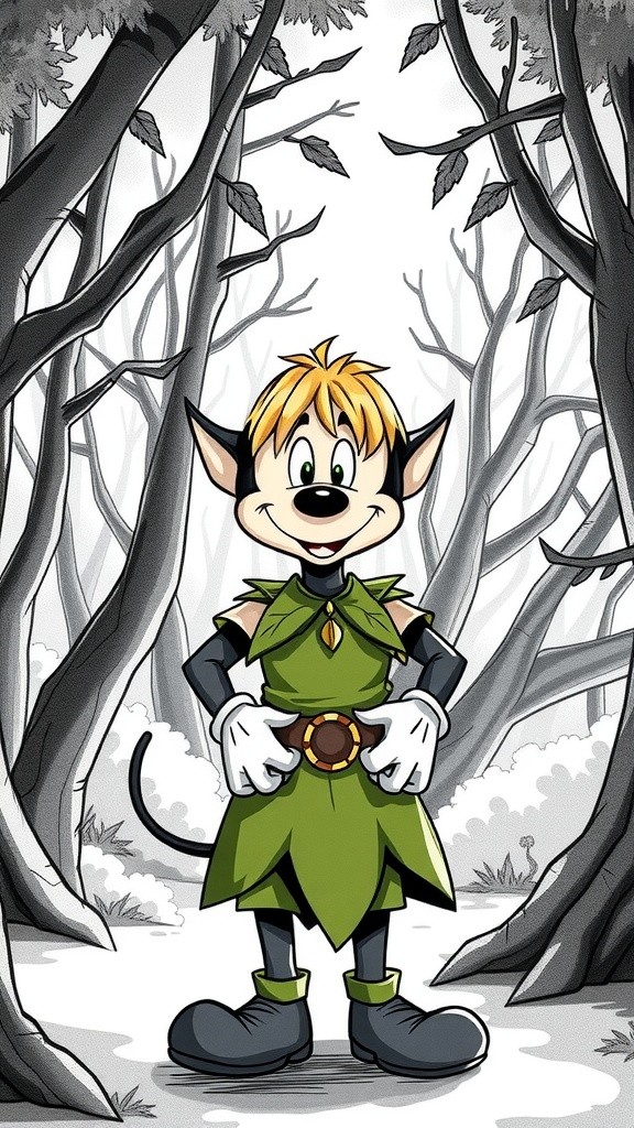The Elf and His Elephant: A Whimsical Tale