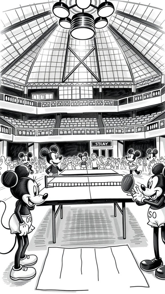 Ritme Pingpong: Pertarungan Seru di Meja